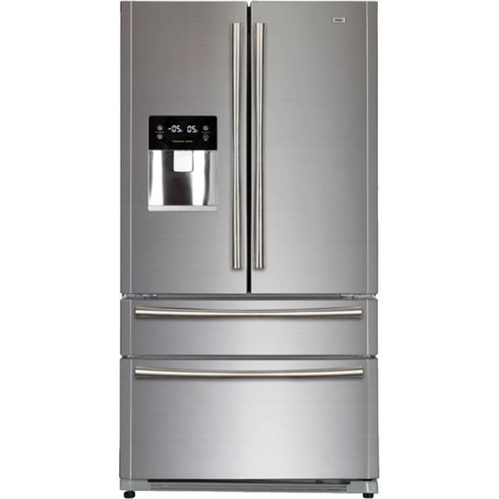 HAIER B22FSAA – Réfrigérateur multi-portes – 522L (387+135) – Froid ventilé  – A+ – L 91cm x H 178cm – Silver - BSA DESTOCKAGE